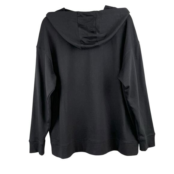 Calvin Klein Performance Black Logo Tape Full Zip Hoodie Sweatshirt Plus 1X NWT - Picture 3 of 13